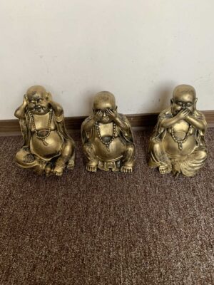 Buddha 'horen, zien, zwijgen'